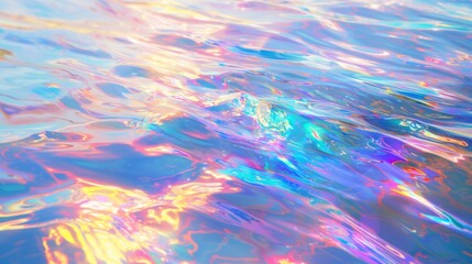 Gold liquid Texture: Holographic Ocean Scene Depicting Super Smooth Shiny Gold, graphic Design, banner design, brochure, pattern design, web, background template, wallpaper