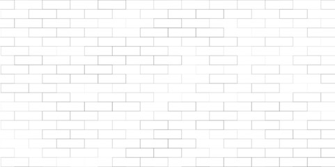 White brick wall background. bricks pattern. seamless brick wall. Stylish white tile. Seamless pattern texture background and wallpaper. Vector illustration.