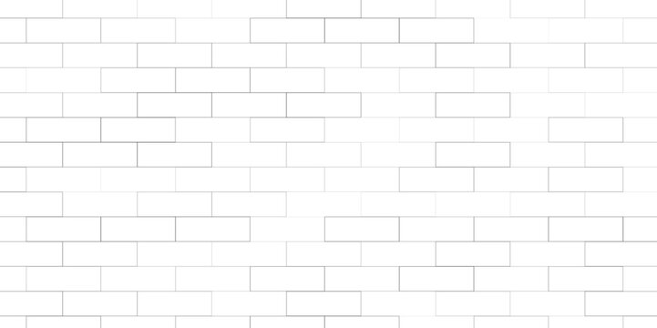 White brick wall background. bricks pattern. seamless brick wall. Stylish white tile. Seamless pattern texture background and wallpaper. Vector illustration.