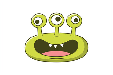 Troll Faces Flat Sticker Design