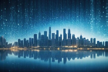 Fototapeta premium Background of technological concepts