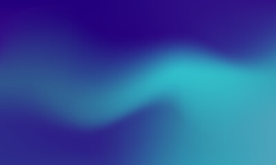 abstract gradient blue blurred wavy banner background