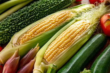 色とりどりの野菜　野菜集合