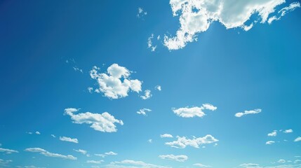 Daytime View of Clear Blue Skies