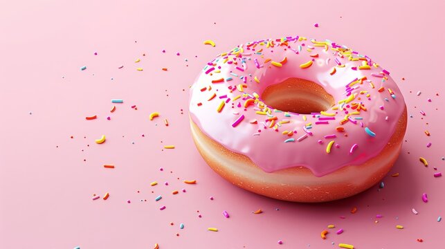 National donut day with space area for text - Powered by Adobe