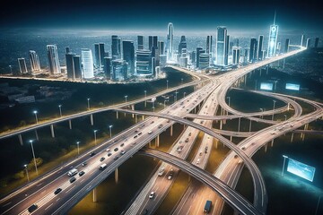 Fototapeta premium Background of technological concepts
