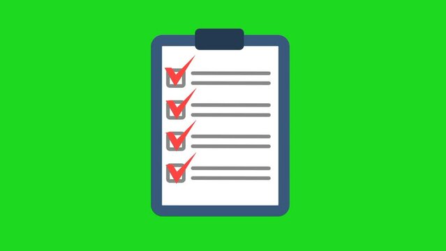To do list,task checklist, task management, survey, questionnaire concept, validate business document by marking check marks.