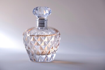 bottle of perfume isolated