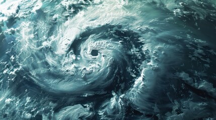 Swirling cloud vortexes and billows of dust take on an otherworldly appearance when seen by astronauts and satellites looking down from orbit.
