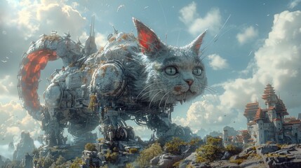 The Guardian Cat of the Ancient City