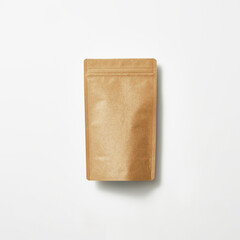 パウチ　白背景　クラフト