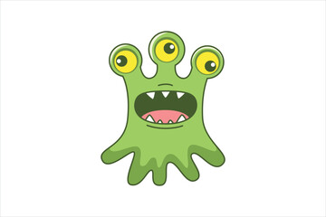 Troll Faces Flat Sticker Design