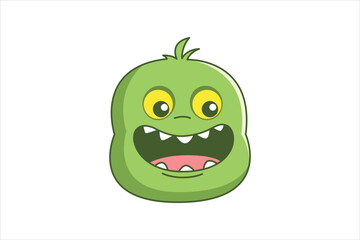 Troll Faces Flat Sticker Design