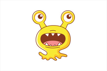 Troll Faces Flat Sticker Design