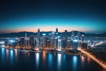 Fototapeta premium Background of technological concepts