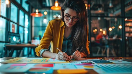Fototapeta premium Efficient project management strategies for achieving project goals, optimizing resources, and ensuring quality