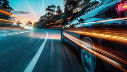 Fototapeta premium traffic on the highway