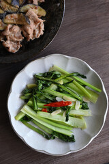 小松菜の青菜炒め