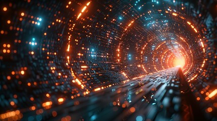 Obraz premium Tech Terrain: Digital Background for Digital Archives and Audiovisual Displays