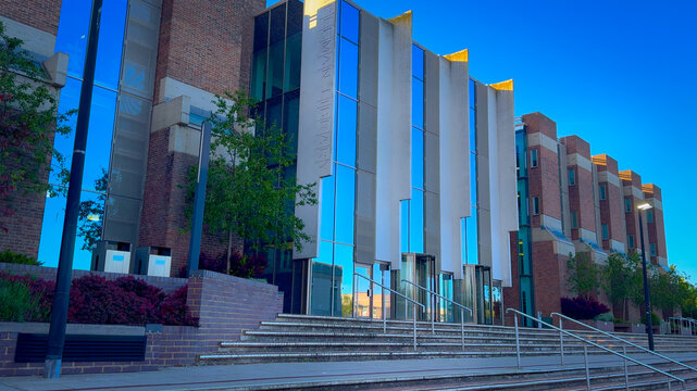 The library of The University of Kent in Canterbury - CANTERBURY, ENGLAND UNITED KINGDOM - MAY 25, 2024