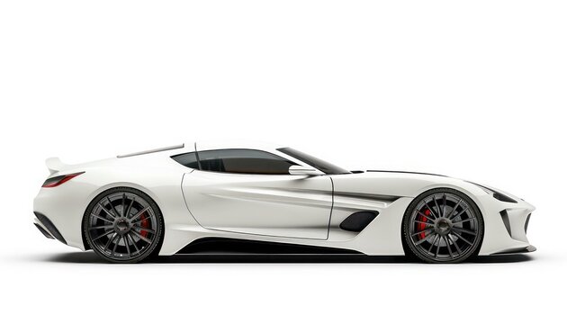 car isolated on white background