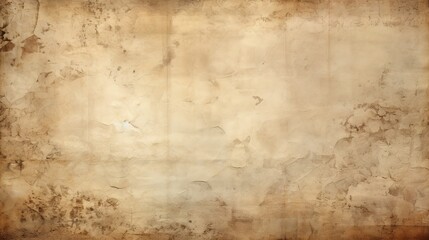Slightly Yellowed Vintage Paper Background with Authentic Texture