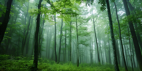 Fototapeta premium bamboo forest in the morning