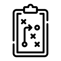 strategy Line Icon