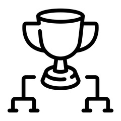 tournament Line Icon