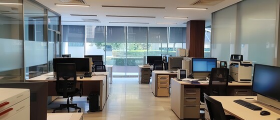 Smart meeting rooms within the office space offer state-of-the-art amenities for productive and efficient discussions