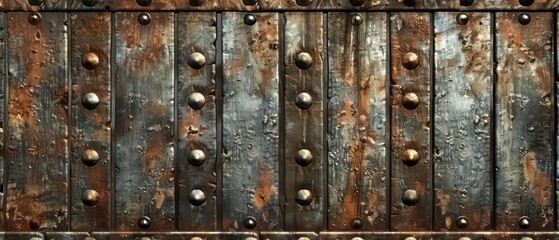 Fototapeta premium Steel shelf texture features sleek, industrial lines, perfect for modern designs seeking durability and functionality