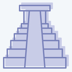 Icon Jungles. related to America symbol. two tone style. simple design illustration