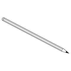 pencil outline vector illustration