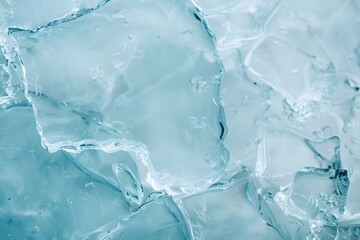 Abstract Ice Texture Background, Closeup Minimalist
