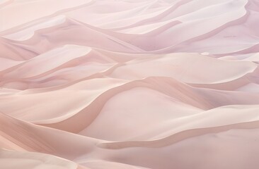Obraz premium Aerial View of Gentle Pink Sand Dunes