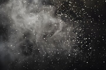 Obraz premium Abstract Dust Particles in Dark Background