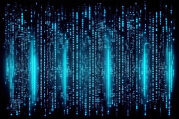 Obraz premium abstract binary code