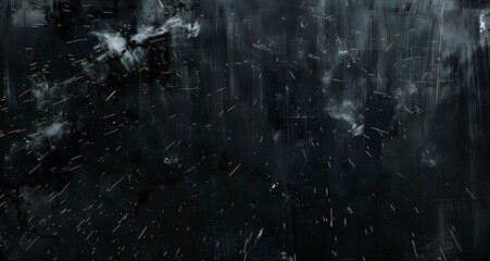 Dark Scratched Texture with White Streaks