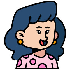 Woman  Filled line Icon