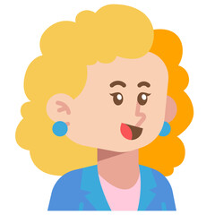 Businesswoman Flat Icon