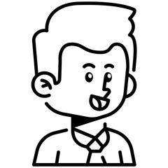 Businessman Line Icon