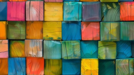 squares, multi-colored, background, backdrop, pattern, colorful, color, texture, geometric