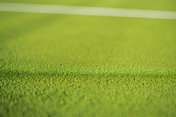 Close-Up Texture of Vibrant Green Grass