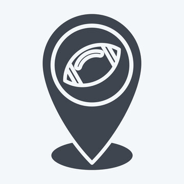 football location pin icon clip art preview