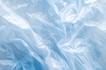 Obraz premium Abstract Ice Blue Plastic Bag Texture Background