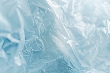 Obraz premium Abstract Blue Plastic Bag Texture Closeup