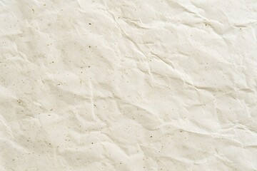 Closeup Wrinkled Off-White Rice Paper Texture