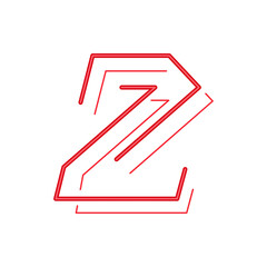 Monogram Z. Design vector Z logo. Monogram initial letter mark Z logo design. Monogram design vector logo. Monogram initial letter mark Z logo design. Simple Z monogram. Monogram Z design logo