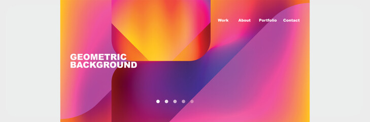 Fototapeta premium Teal Liquid color background design for Landing page site. Fluid gradient shapes composition. Futuristic design posters. Eps10 vector.