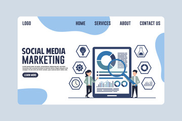 Landing Page Social Media Marketing | A Strategic Approach to Data Analysis